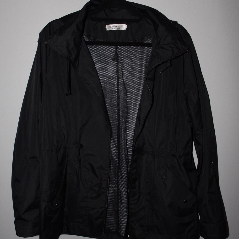 Black Rain Coat